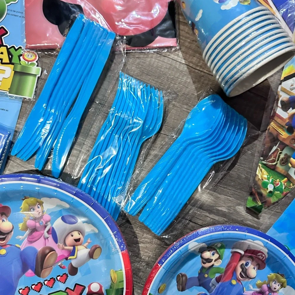 Super Mario Birthday Party Supplies